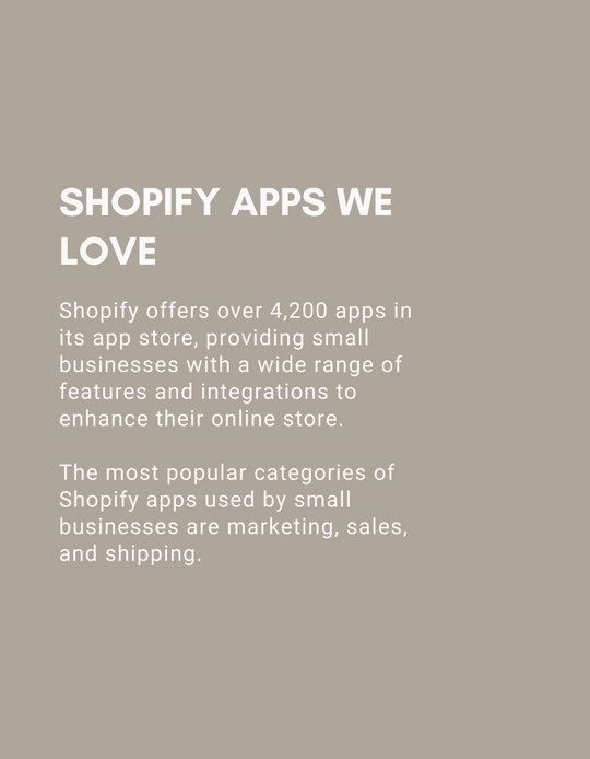 Shopify Apps We Love