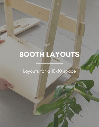 10x10 Booth: Layouts for Different Niches