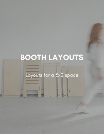 Booth Layouts for a 3x2 Space