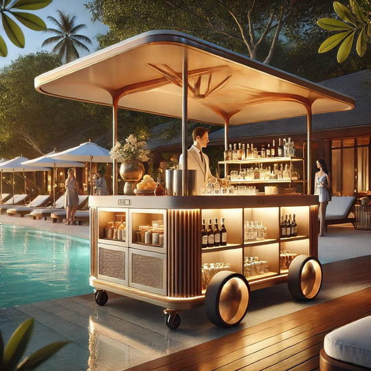 Designing for Elegance: The Craft Behind Vertical Ledge’s Mobile Resort Carts