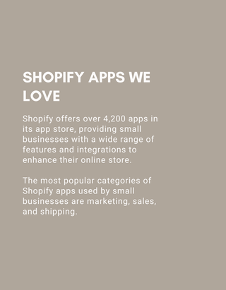 Applications Shopify que nous aimons