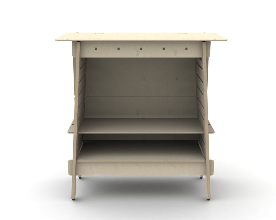 Etsy Shop Upgrade: Easy-Assemble KIOSK Counters, Portable, Space-Saving with Inner Shelf. Great for Temporary Retail, Artisan Exhibitions