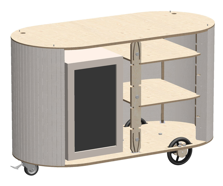 Sustainable hotels will love Vertical Ledge’s eco-friendly Carrello solutions. Customizable to match your brand. Modular design for easy reconfiguration. Stylish and efficient.
